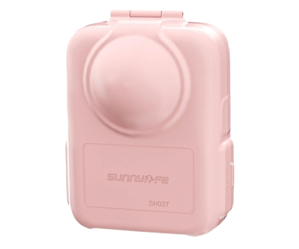 Obudowa na kamerę Sunnylife Półotwarte plastikowe etui do DJI Osmo 360 (różowe)